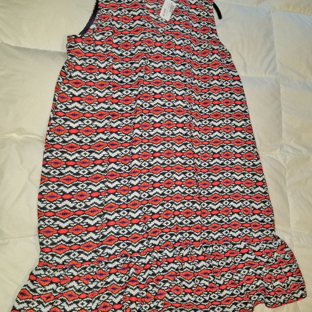 Twelve26 Batik Print A-Line Dress (1X)